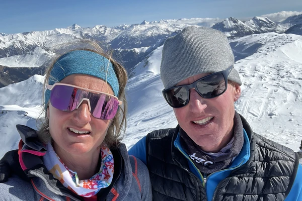 In the mountains together